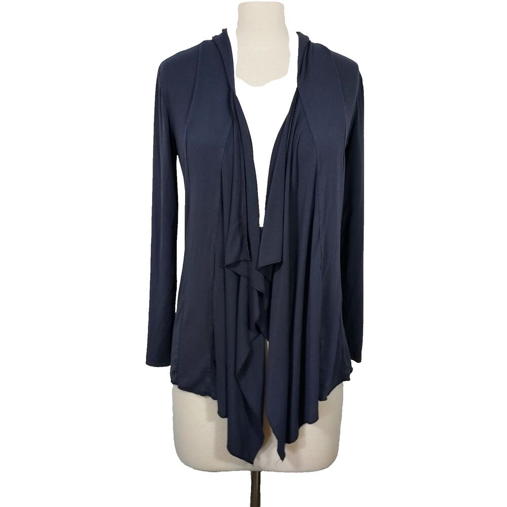 Urban CoCo Women's Drape Open Front Waterfall Cardigan Size M Long Sleeve Flowy